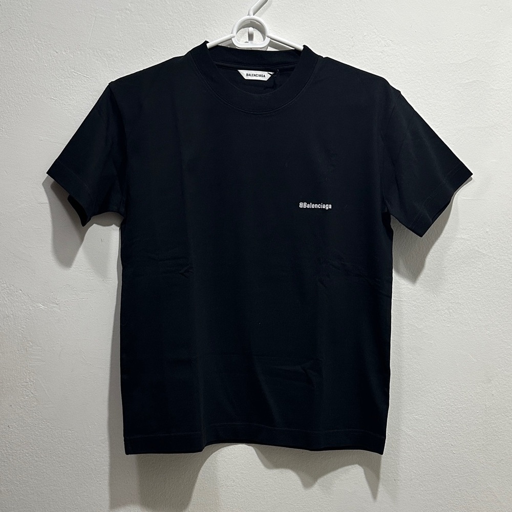 Balenciaga Classic Black Short Sleeve Tee-NWT